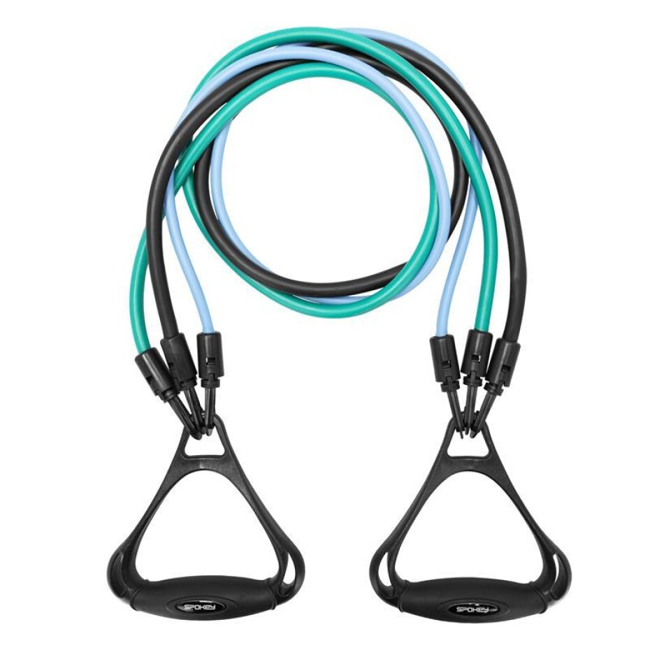 Spokey BACKER SET Nastavitelný gumový expandér, 6,5 - 33,5 kg - main (0)
