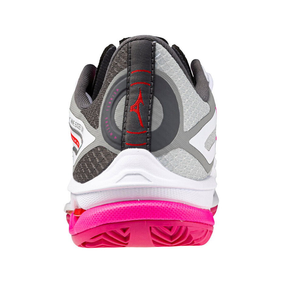 Dámská tenisová obuv Mizuno Wave Exceed TOUR 6 CC White/Radiant Red/Quiet Shade  EUR 38,5 - main (4)