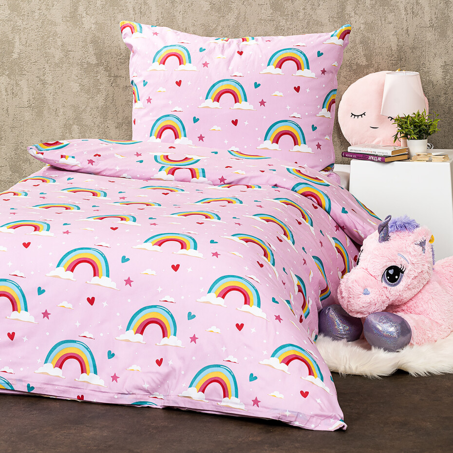 4Home Dětské bavlněné povlečení Rainbow , 140 x 200 cm, 70 x 90 cm - main (0)