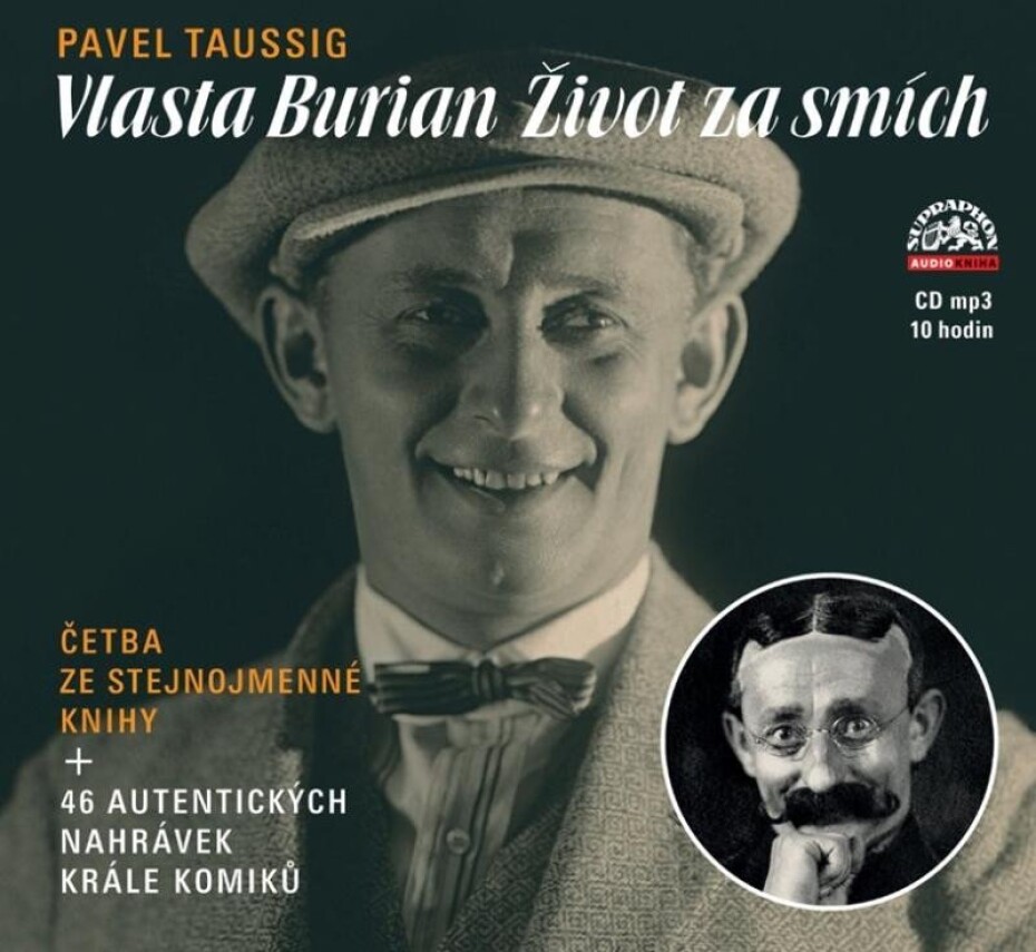 Vlasta Burian - Život za smích - CDmp3 (Čtou Radúz Mácha, Václav Jílek, Vladana Brouková) - Pavel Taussig - main (0)
