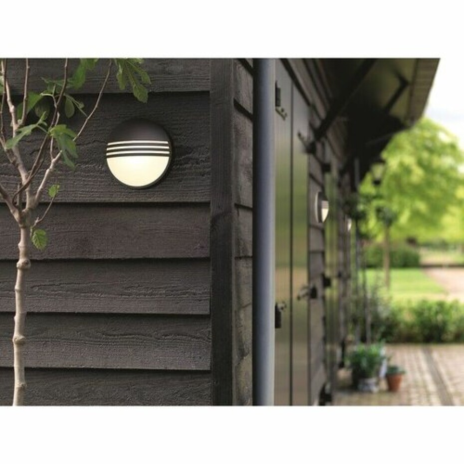 Philips 17296/30/16 Yarrow Venkovní nástěnné LED svítidlo 21 cm, černá - main (2)