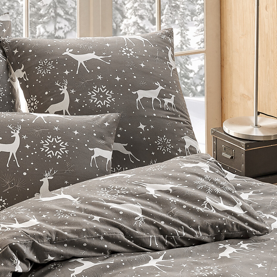 4Home Povlečení renforcé Snowy forest, 140 x 200 cm, 70 x 90 cm - main (1)