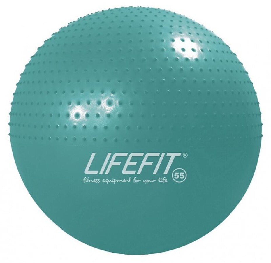 Lifefit Gymnastický masážní míč Massage Ball 55 cm tyrkysový - main (0)
