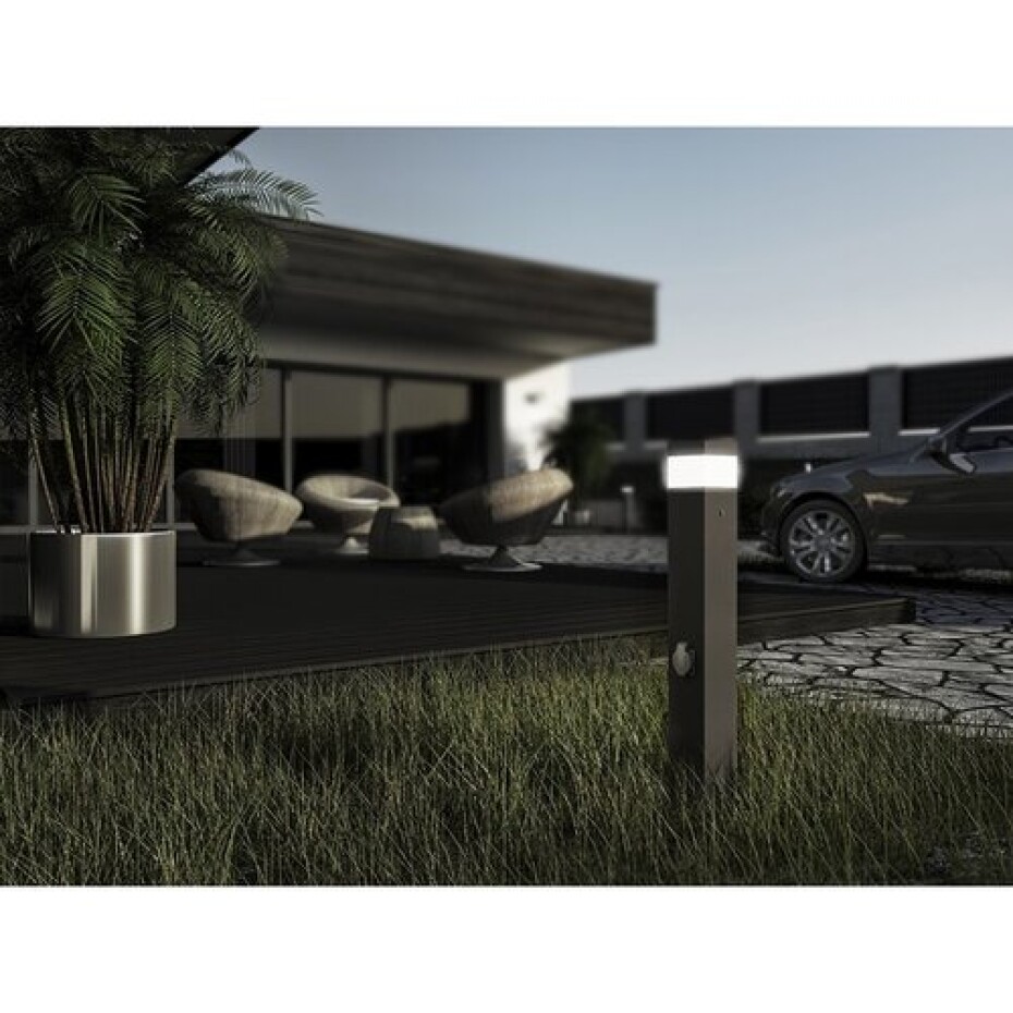 Panlux VOZ-E14 Zahradní svítidlo se zásuvkou Gard antracit, 76 cm - main (1)