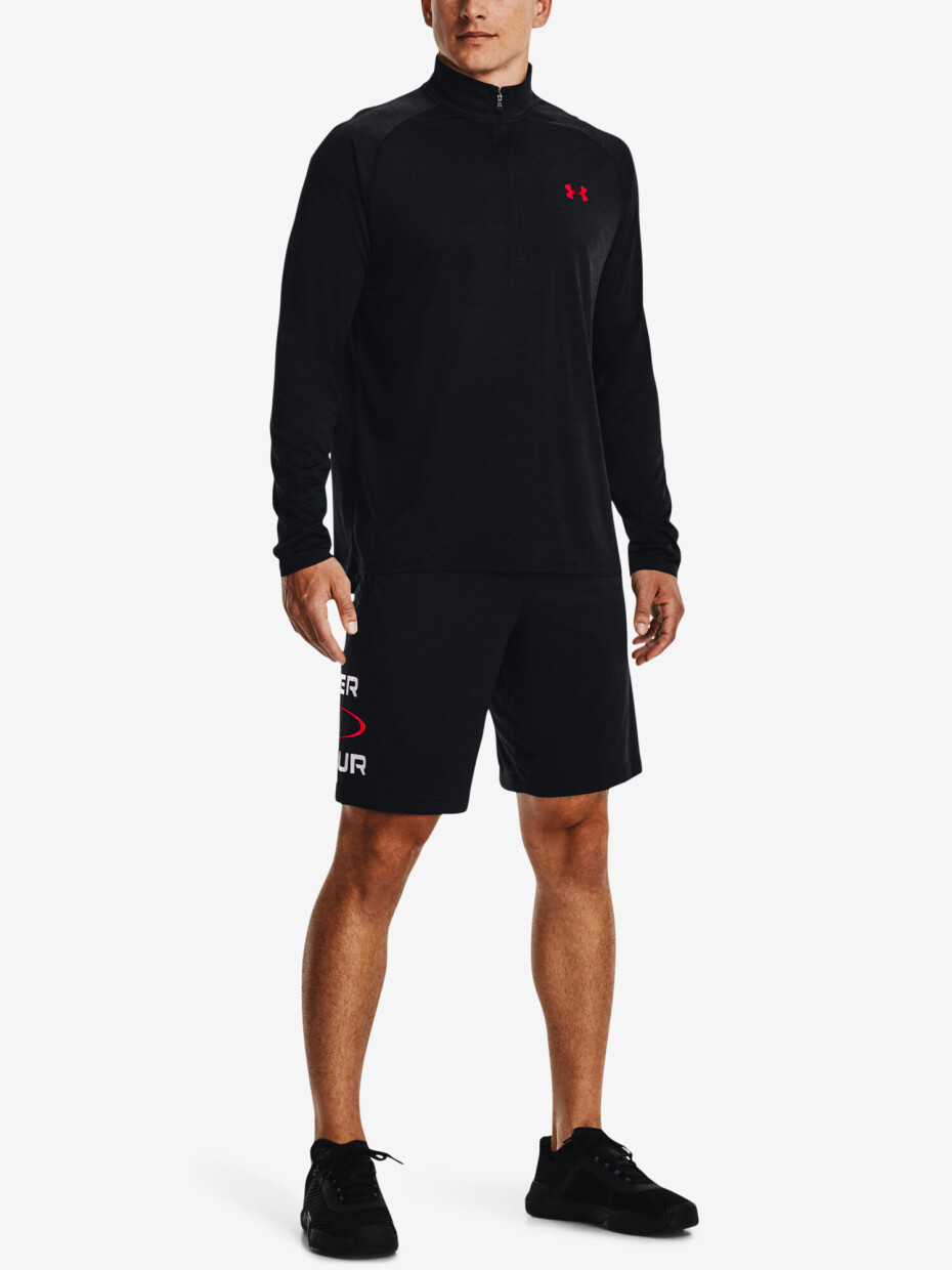 Pánské šortky Under Armour  Tech WM Graphic Shorts-BLK L - main (1)