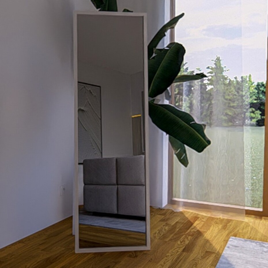 Elvisia Zrcadlo STELA | bílá 170 x 50 cm - main (4)
