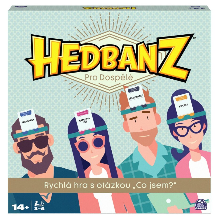 Hedbanz - hra pro dospělé - Spin Master games - main (0)