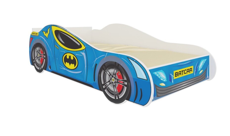 ArtAdrk Dětská auto postel BATCAR | 80 x 160 cm Provedení: 80 x 160 cm - main (0)