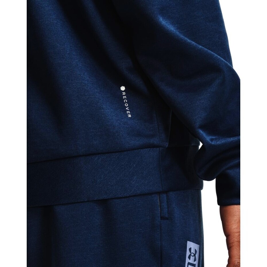 Pánská mikina Under Armour  RECOVER LS CREW dark blue XXL - main (1)
