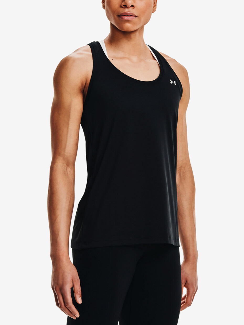 Under Armour Tech Tank Solid BLK - main (0)