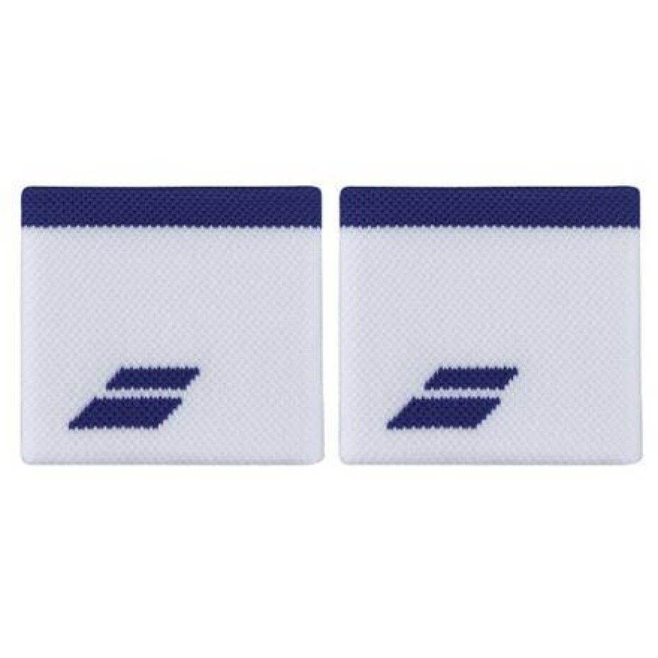 Babolat Logo Wristband 2024 potítka bílá-modrá - main (0)