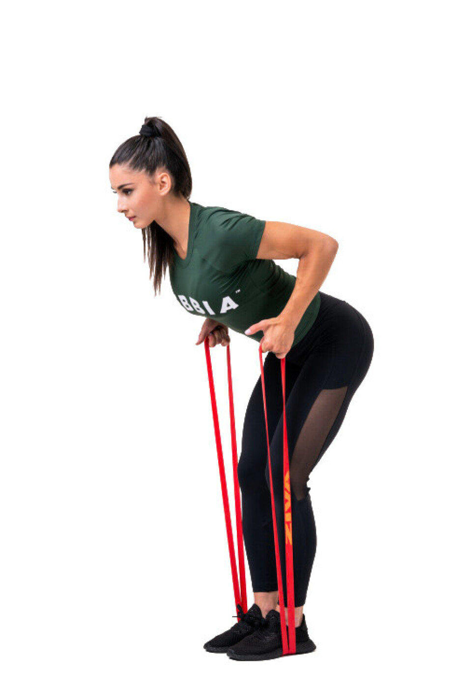 Dámské legíny Nebbia  Mesh leggings high waist black S - main (3)