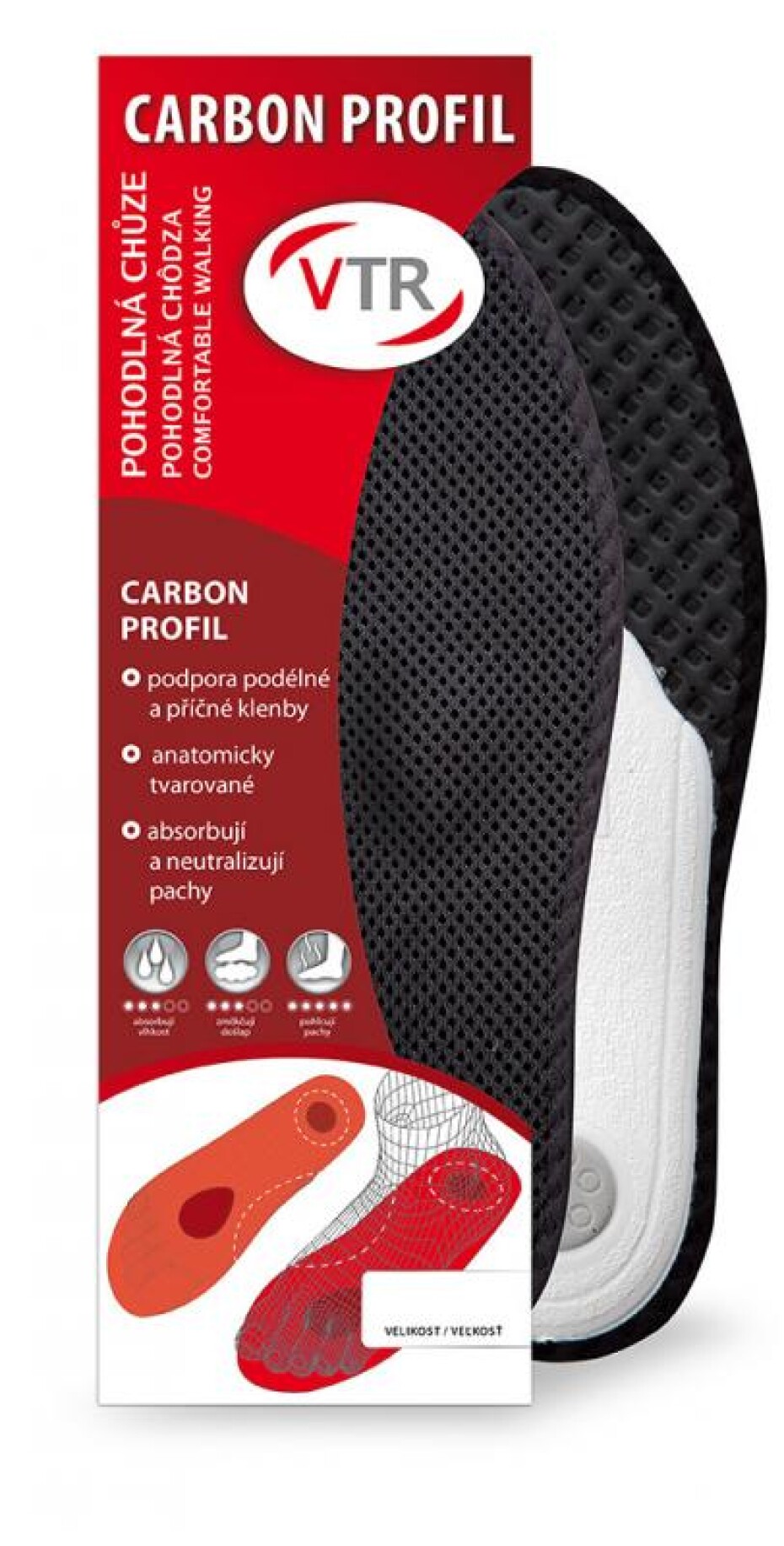 VTR Ortopedické vložky Carbon Profil - main (0)