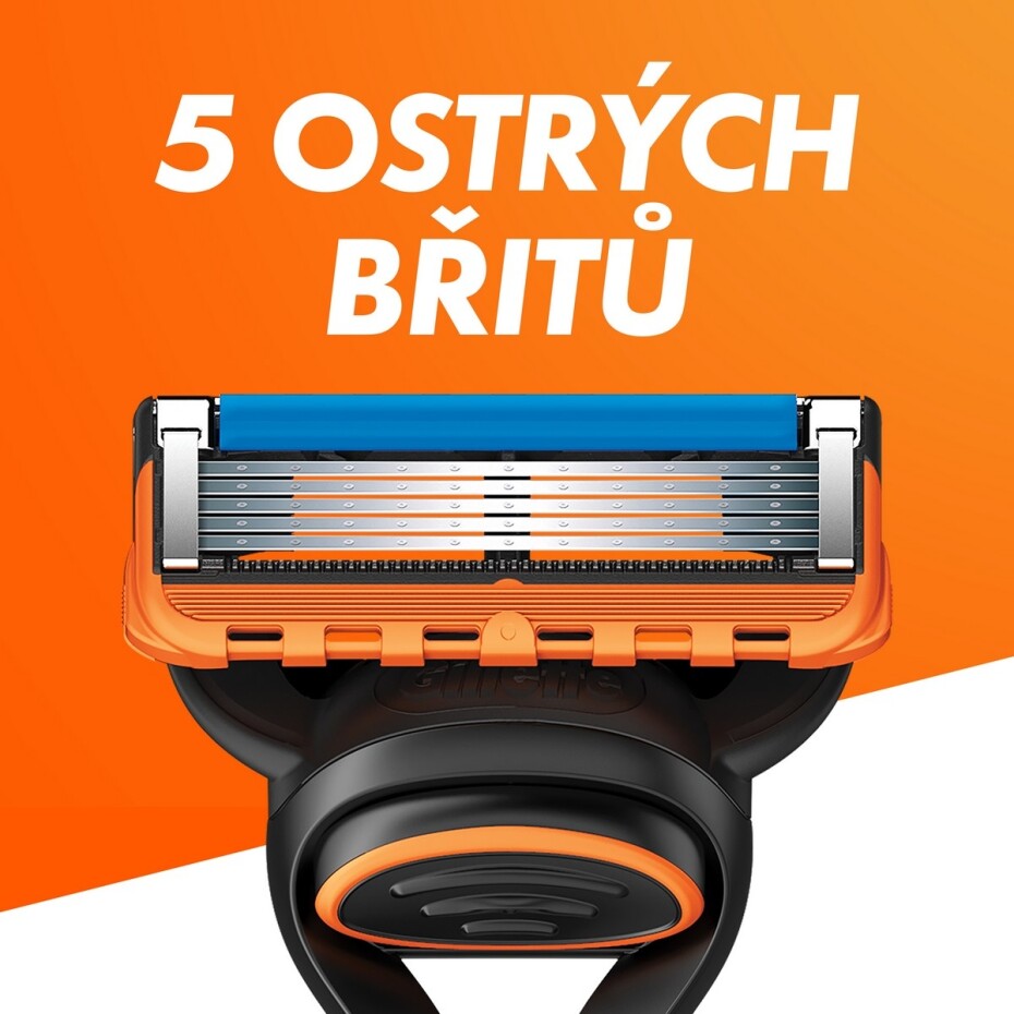 Gillette Náhradní hlavice 8 ks + holicí gel Fusion5 - main (3)