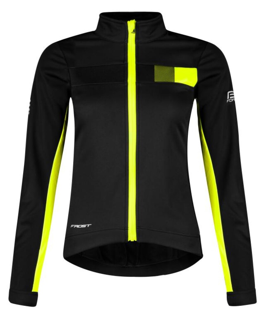 Force FROST černo-fluo dámská softshell cyklobunda - main (0)