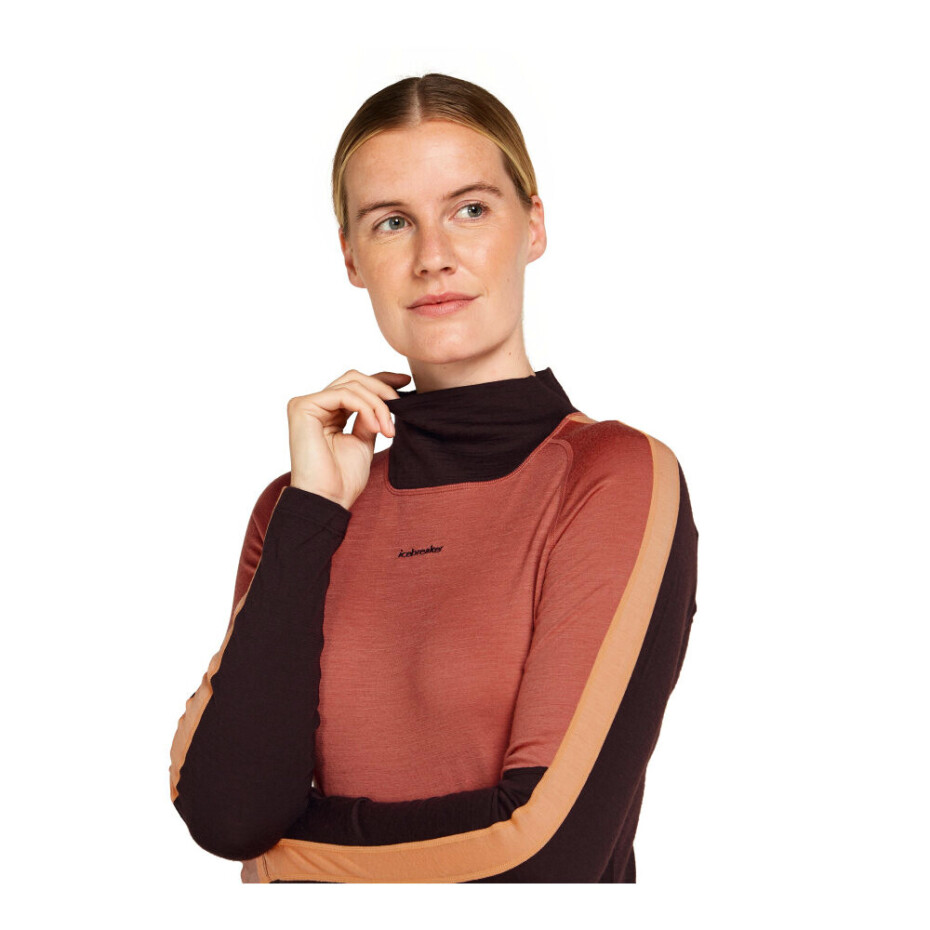 Dámské tričko Icebreaker Merino 200 Oasis Sonebula LS High Neck Bitterswee/Cedar/Felds/Cb S - main (5)