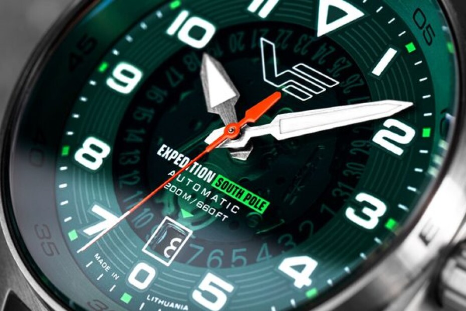 Vostok Europe Expedition South Pole Automatic Line YN55-592A759S - Bílý silikonový řemínek (luminiscenční) - main (5)