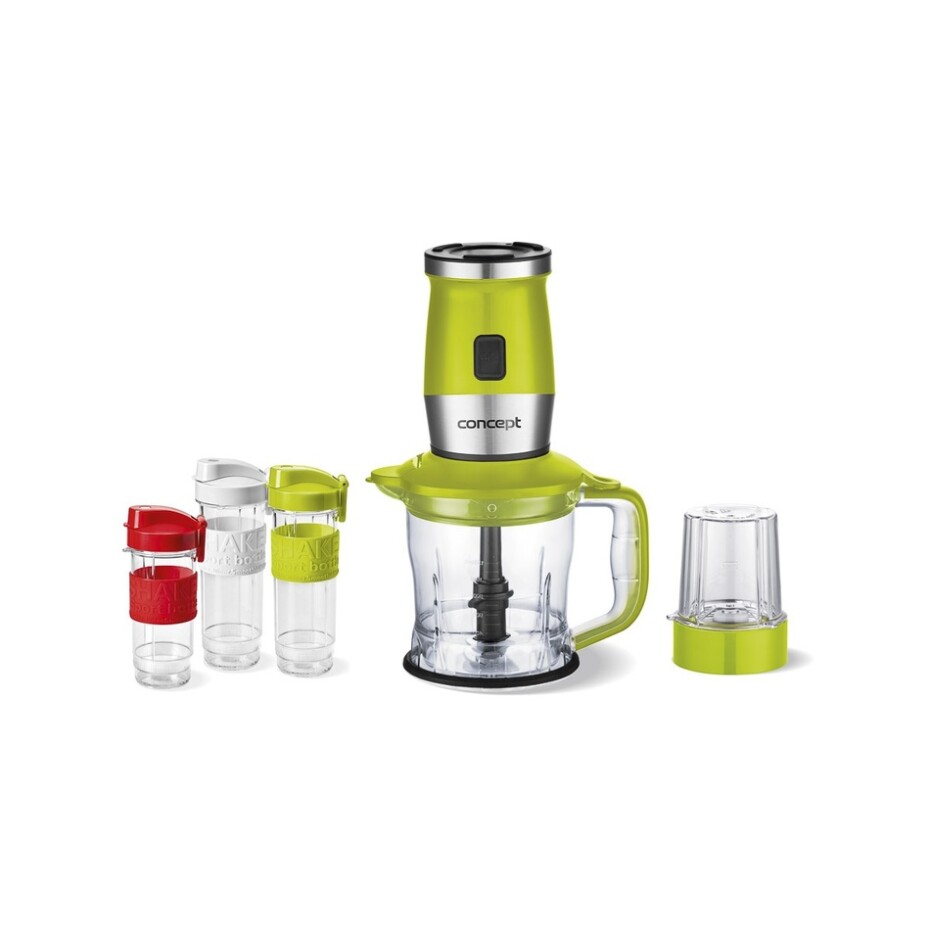 Concept SM3393 Fresh&Nutri multifunkční mixér, 700 W + láhve 2 x 570 ml + 400 ml, zelená - main (1)