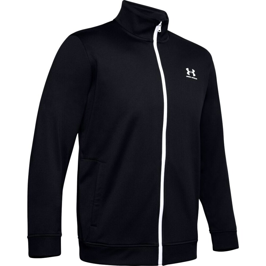 Pánská bunda Under Armour  SPORTSTYLE TRICOT JACKET black XS - main (2)