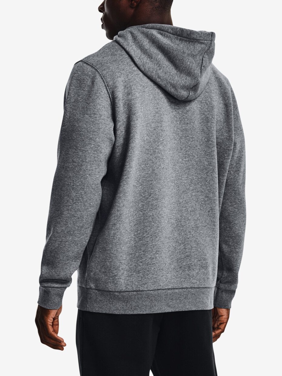 Pánská mikina Under Armour  Essential Fleece Hoodie-GRY XXL - main (5)