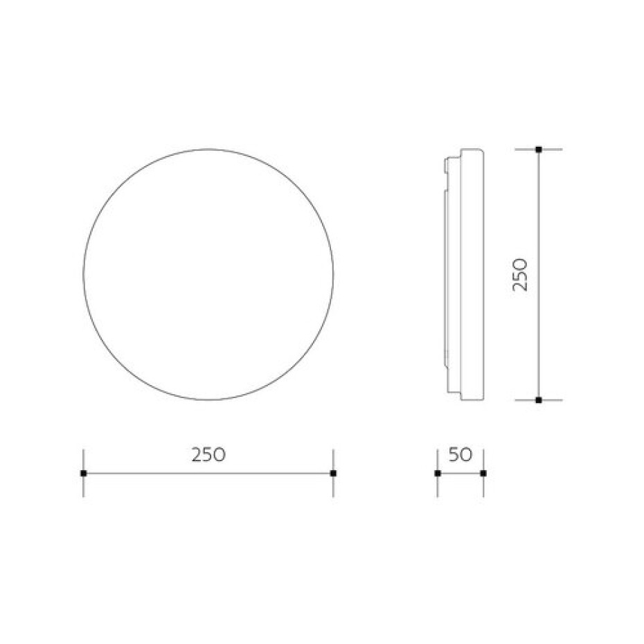 Panlux Přisazené LED svítidlo Olga 10 W, bílá - main (4)
