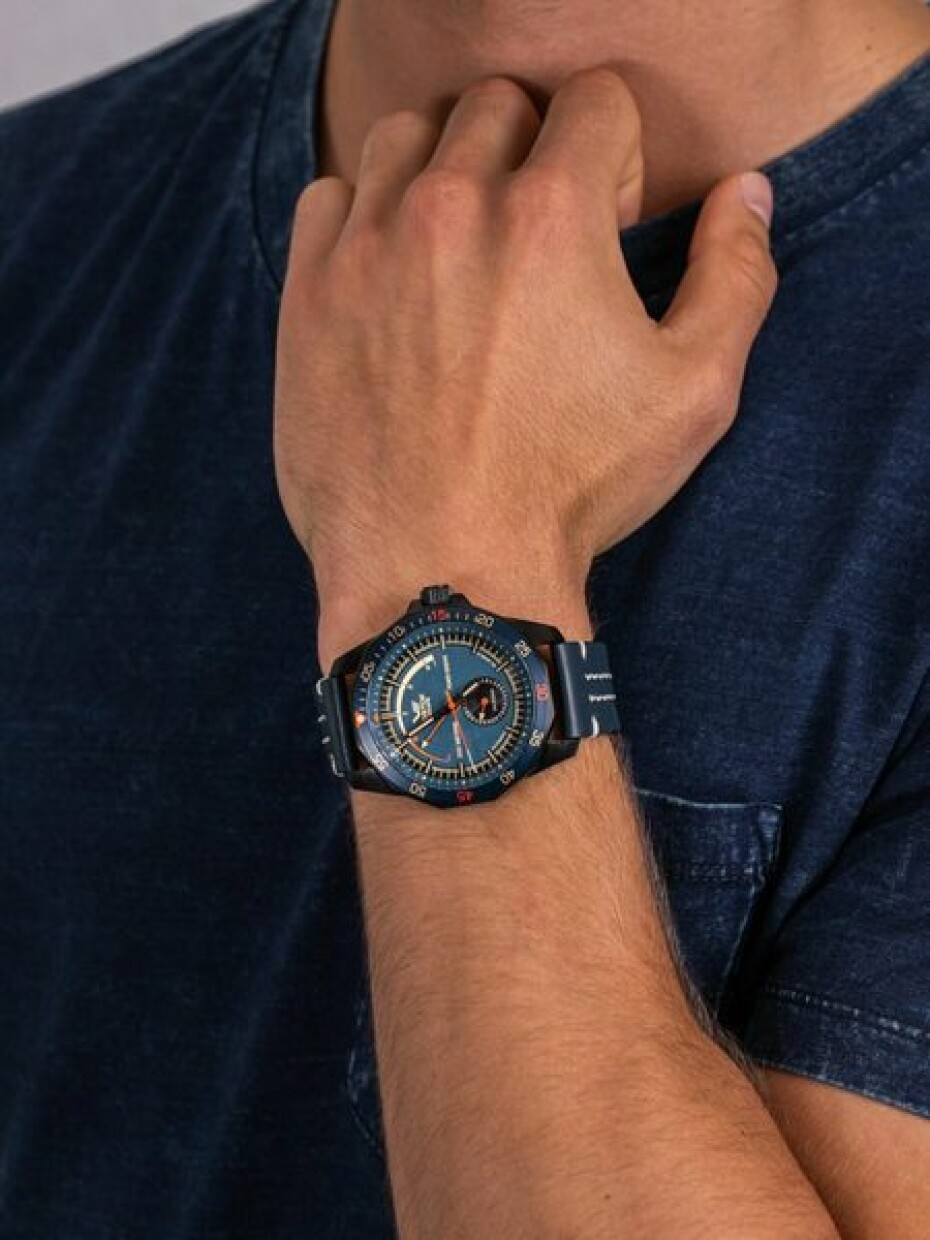 Vostok Europe N-1 Rocket Automatic Power Reserve NE57-225C564 - Kožený řemínek - main (8)