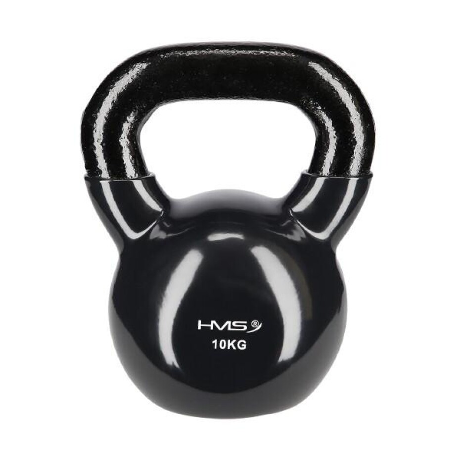 HMS Kettlebell pokrytý vinylem KNV10 10 kg, černý - main (0)