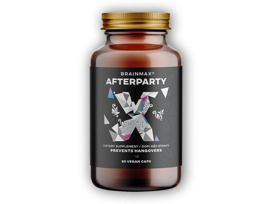 BrainMax AFTERPARTY, doplněk pro zmírnění kocoviny 80 kapslí - main (0)