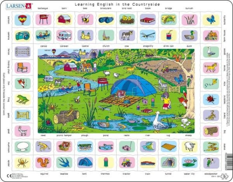 Puzzle Learning English by the Countryside - main (0)