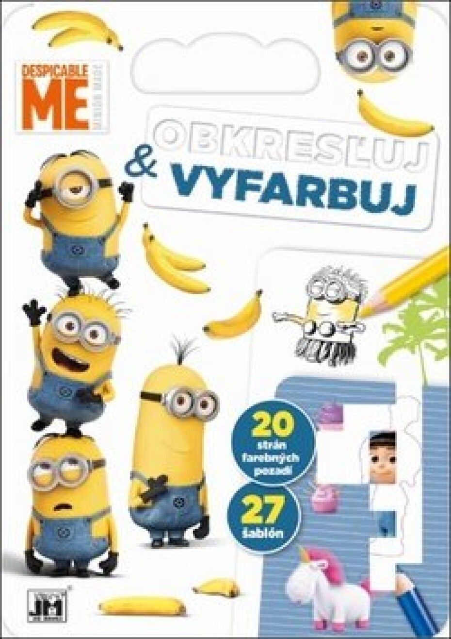 Obkresľuj a vyfarbuj Mimoni - main (0)