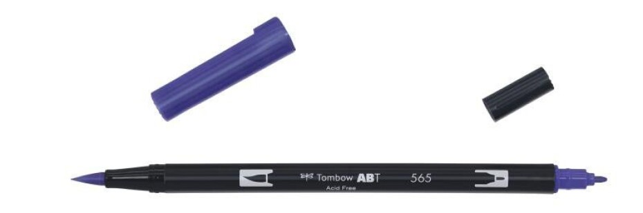 Tombow Oboustranný štětcový fix ABT - deep blue - main (0)