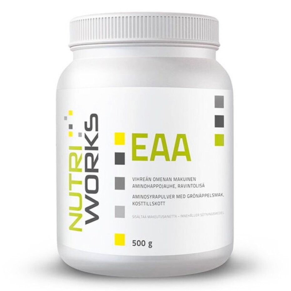 NutriWorks  EAA 500 g zelené jablko - main (1)