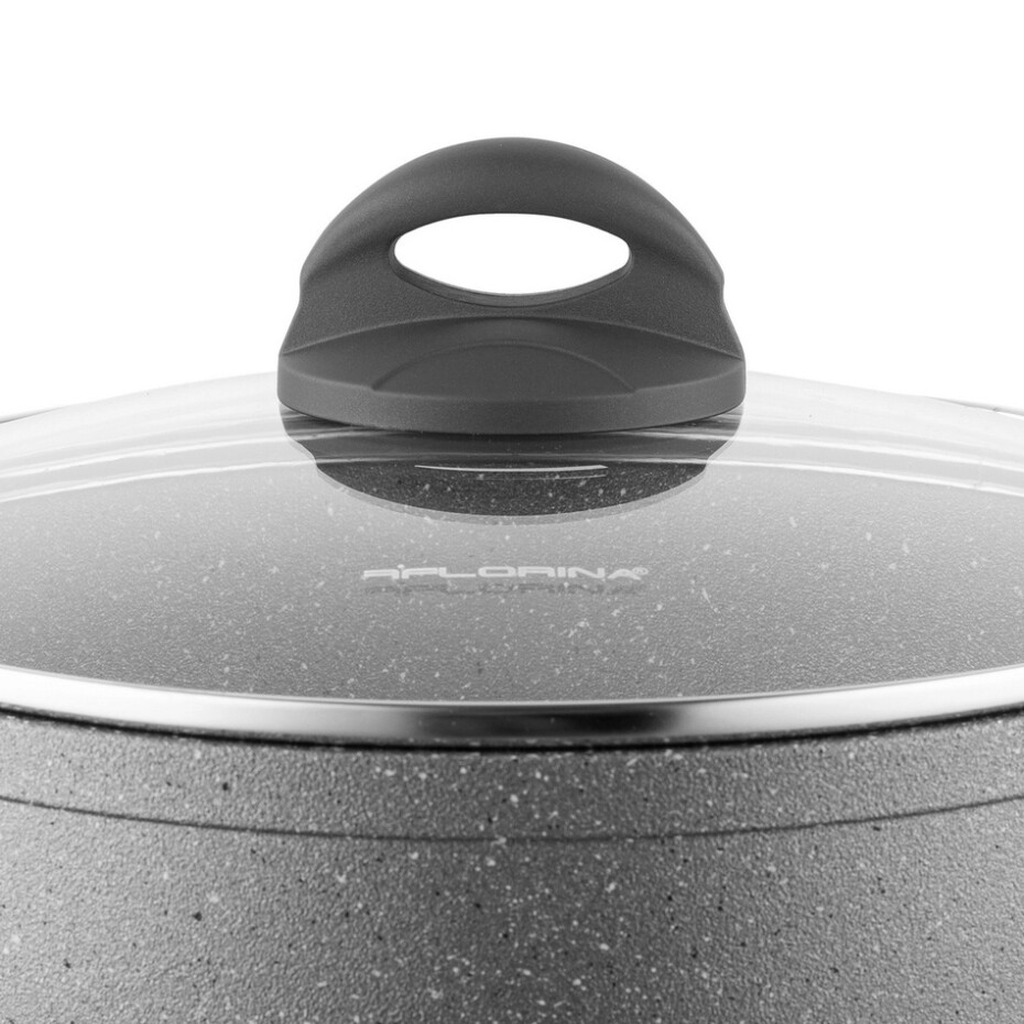 Florina Kamenný hrnec s poklicí na indukci a plyn Lava Stone MG, 16 cm, 1,2 l - main (4)