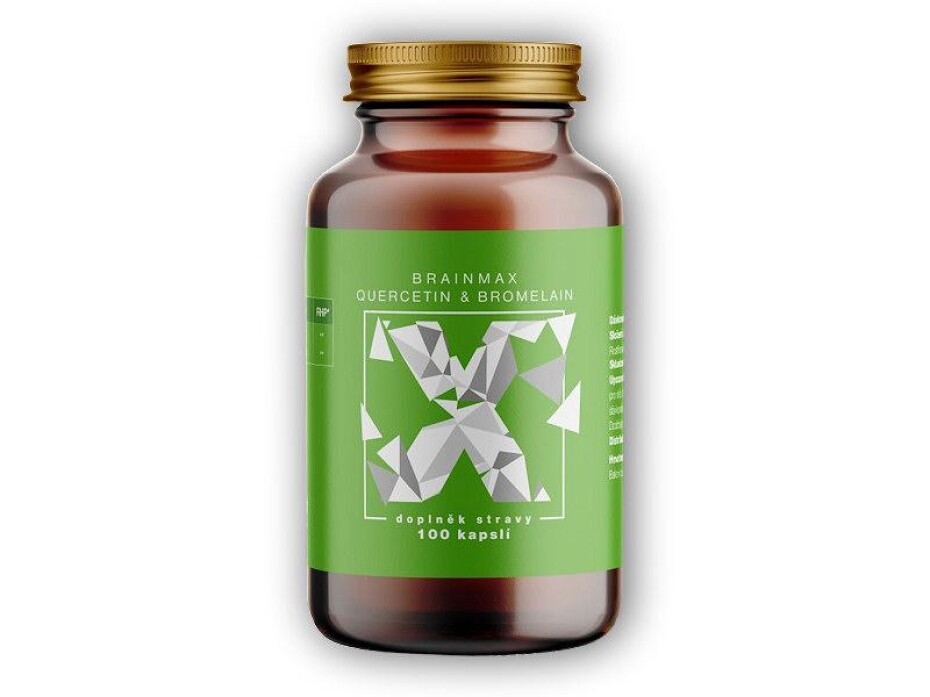 BrainMax Quercetin Bromelain 100 kapslí - main (0)