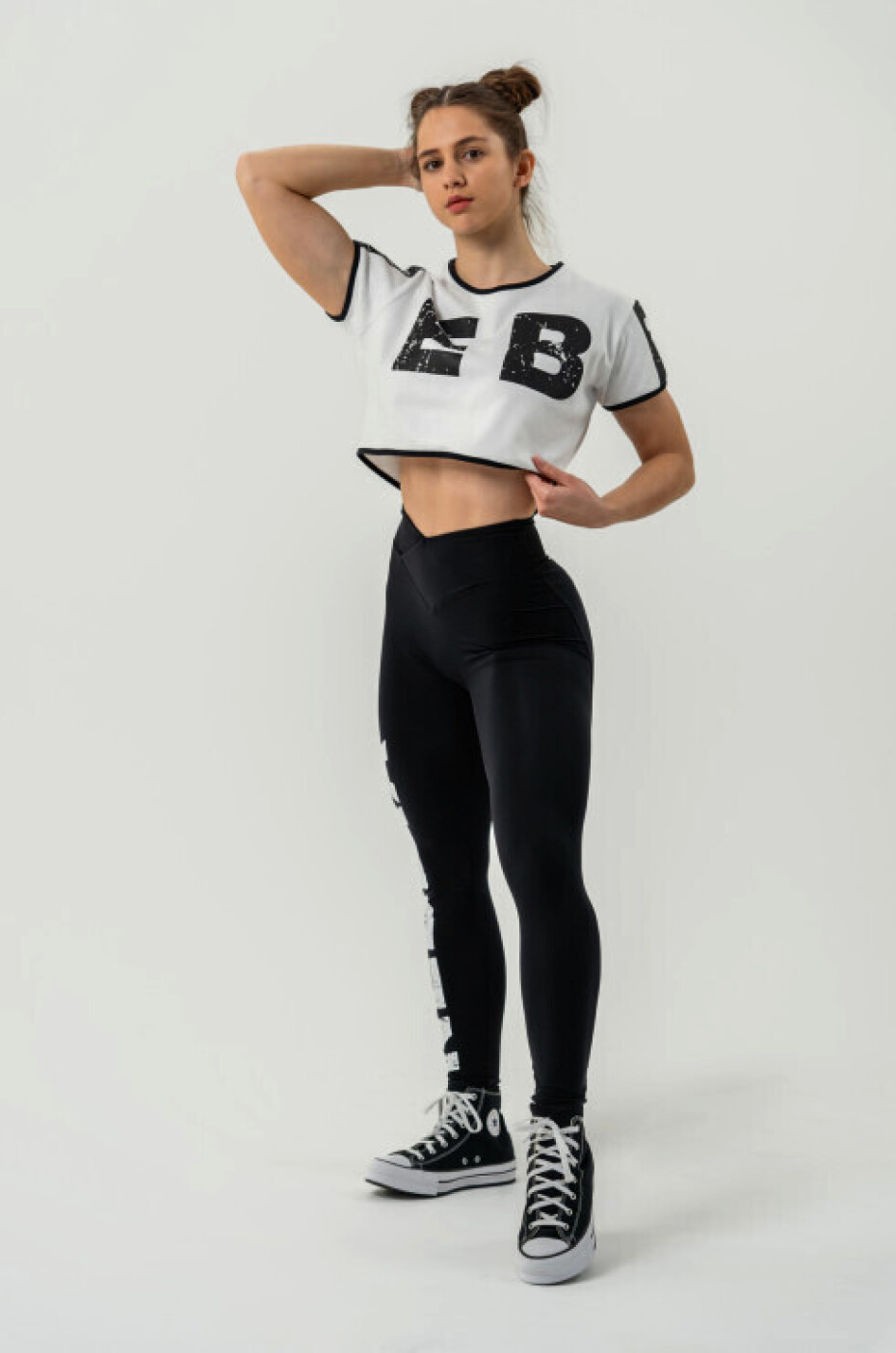 Dámské legíny Nebbia Barbell Therapy Glute Check Black XS - main (0)