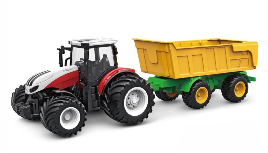 Amewi RC TRAKTOR 2,4 Ghz s přívěsem, světla, zvuk 1:24 RTR - main (0)