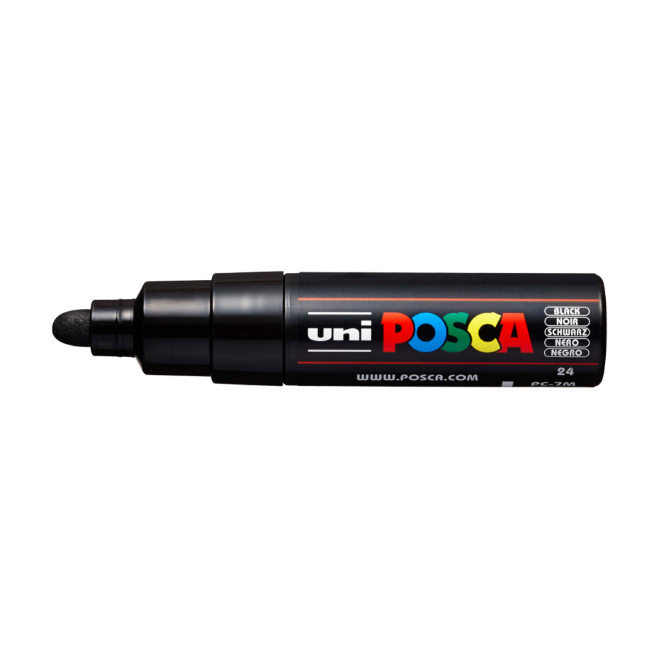 Posca popisovač PC-7M, 4,5 - 5,5 mm, černá (24) - main (0)