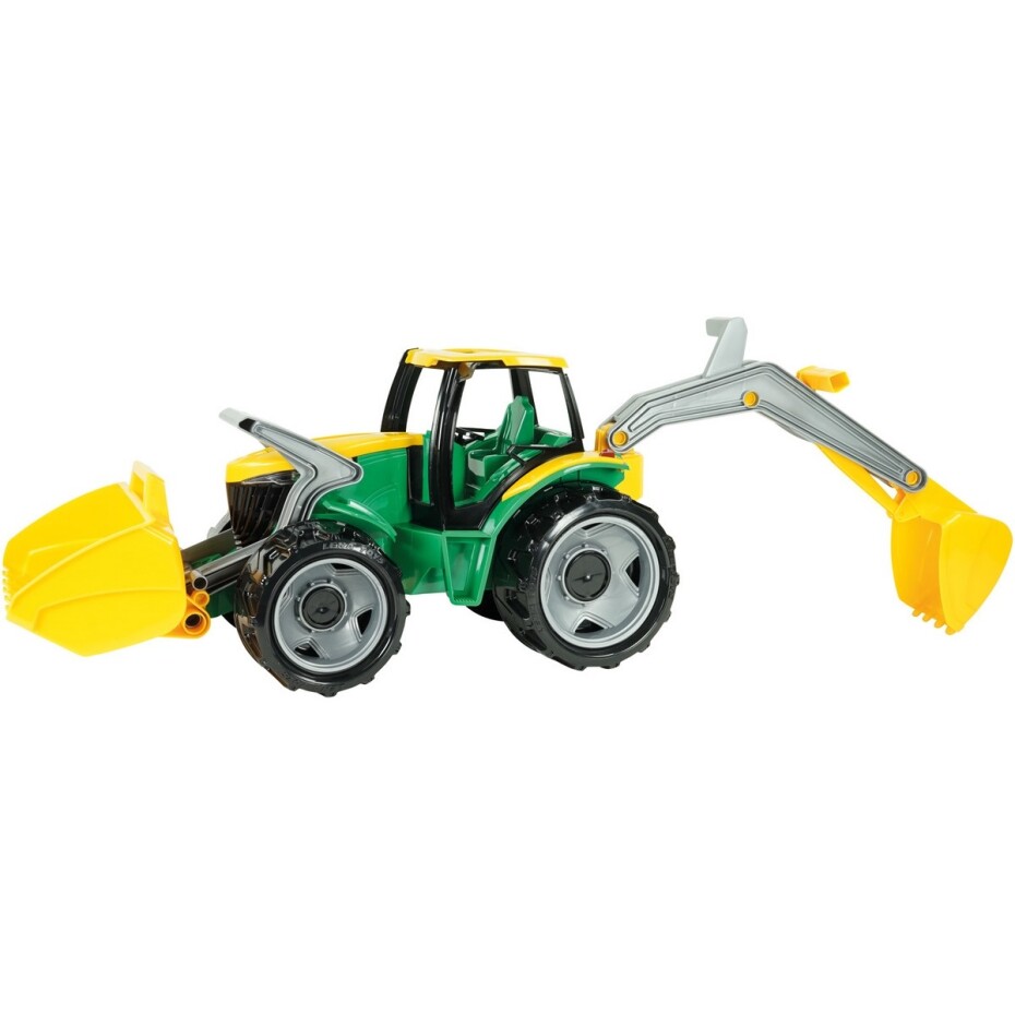 Lena Traktor se lžící a bagrem, 65 cm, zeleno-žlutá - main (3)