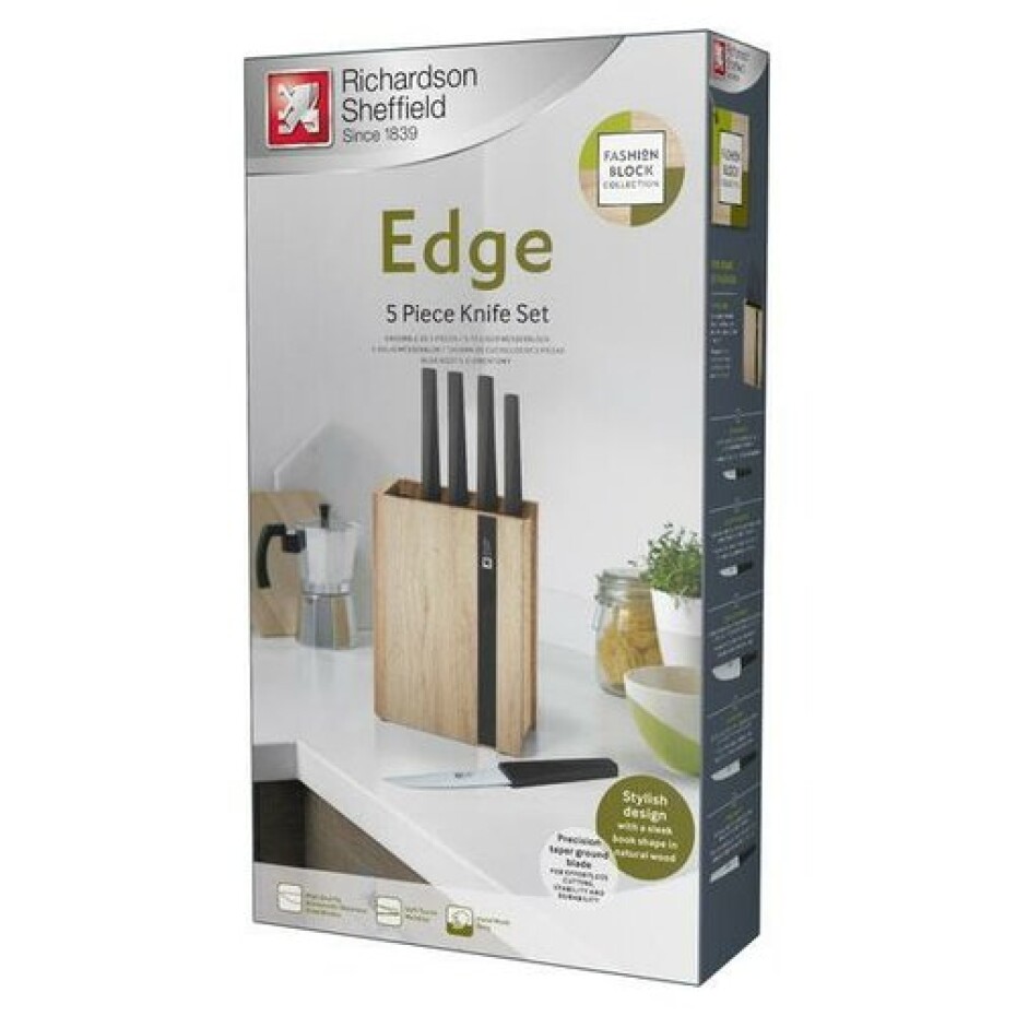 Amefa 5dílná sada kuchyňských nožů v bloku EDGE - main (3)