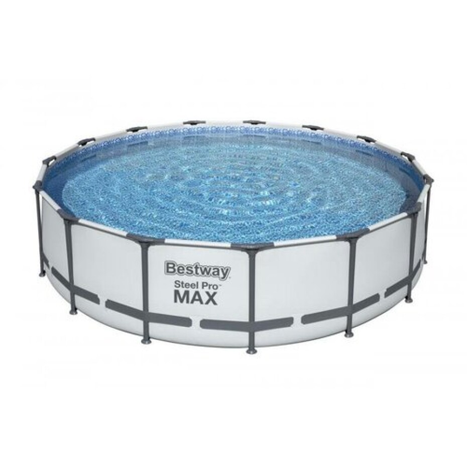 Bestway Nadzemní bazén Steel Pro MAX s filtrací, schůdky a plachtou, pr. 457 cm, v. 107 cm - main (0)
