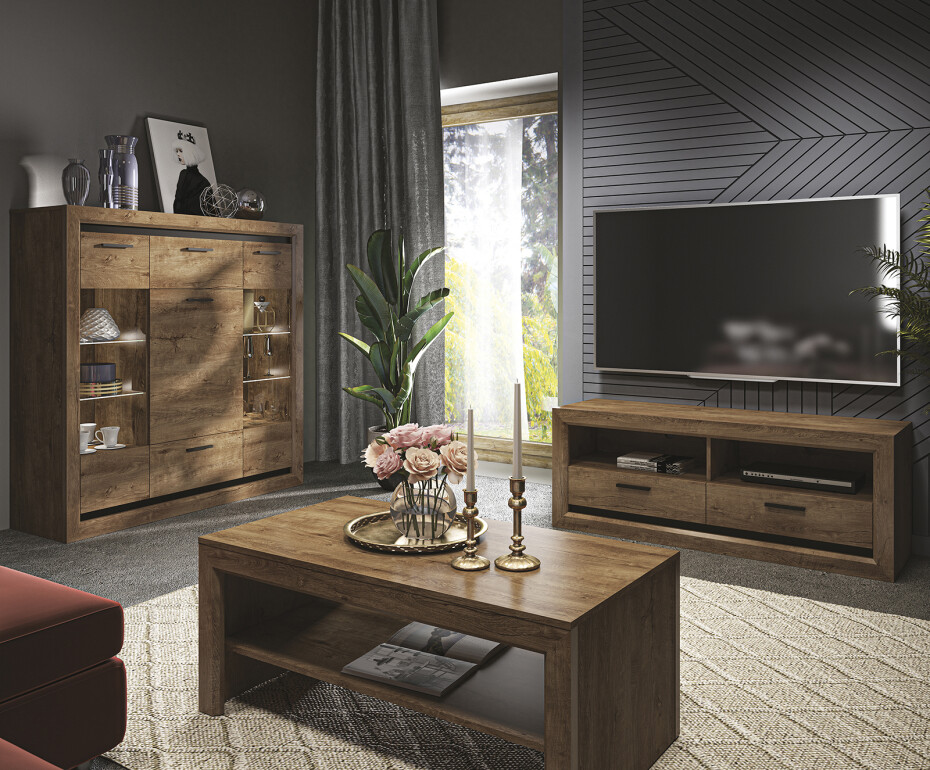 ArtMLM Vitrína BALCA 2601 s LED osvětlením - main (2)