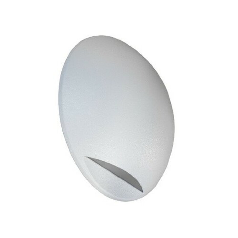 Panlux Venkovní nástěnné LED svítidlo Leon Circle bílá, IP65, 2 W - main (2)