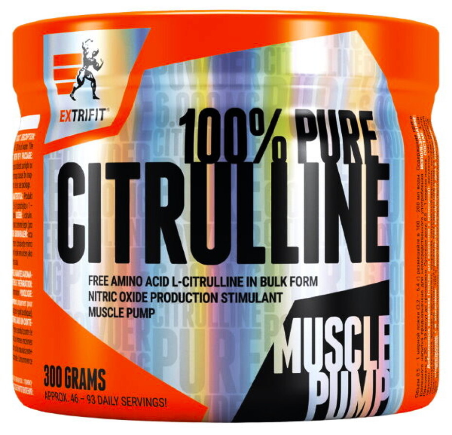 Extrifit Citrulline Pure Powder 300 g pomeranč - main (0)