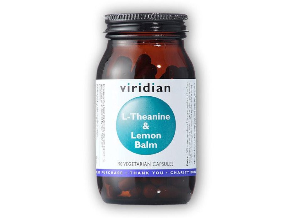 Viridian L-Theanine + Lemon Balm 90 kapslí - main (0)