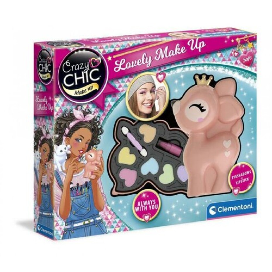 Clementoni Make-up sada Crazy Chic, koloušek, 27 x 22 x 5 cm - main (2)