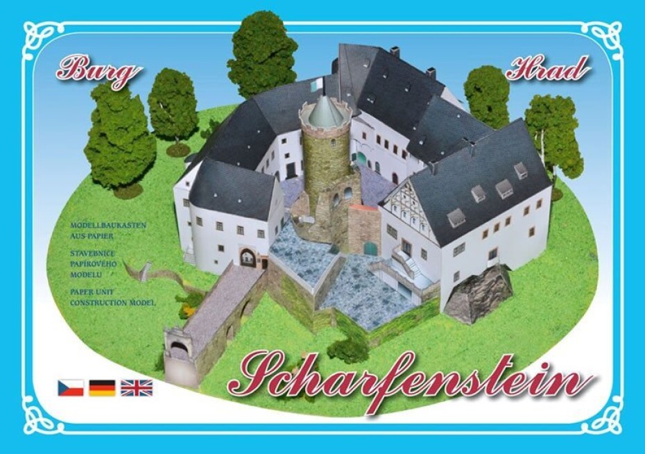 Hrad Scharfenstein - Stavebnice papírového modelu - main (0)