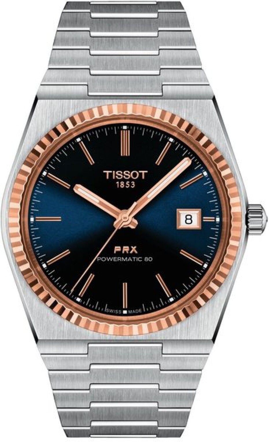 Tissot PRX Powermatic 80 Steel & 18K Gold T931.407.41.041.00 - main (0)