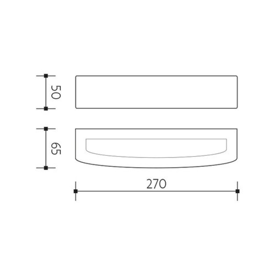 Panlux PN42100014 Zahradní LED nástěnné svítidlo Bloco šedá, 10 W - main (3)