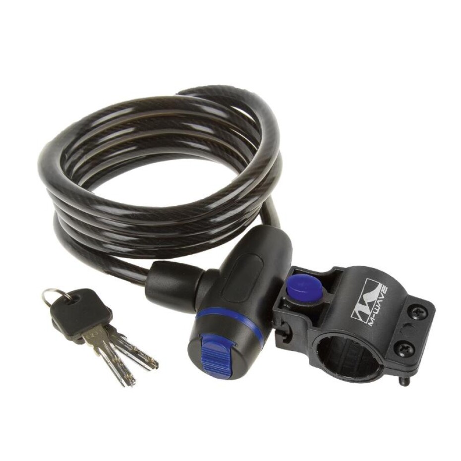 M-Wave 8X1500 KLÍČ černý zámek spirála - main (0)
