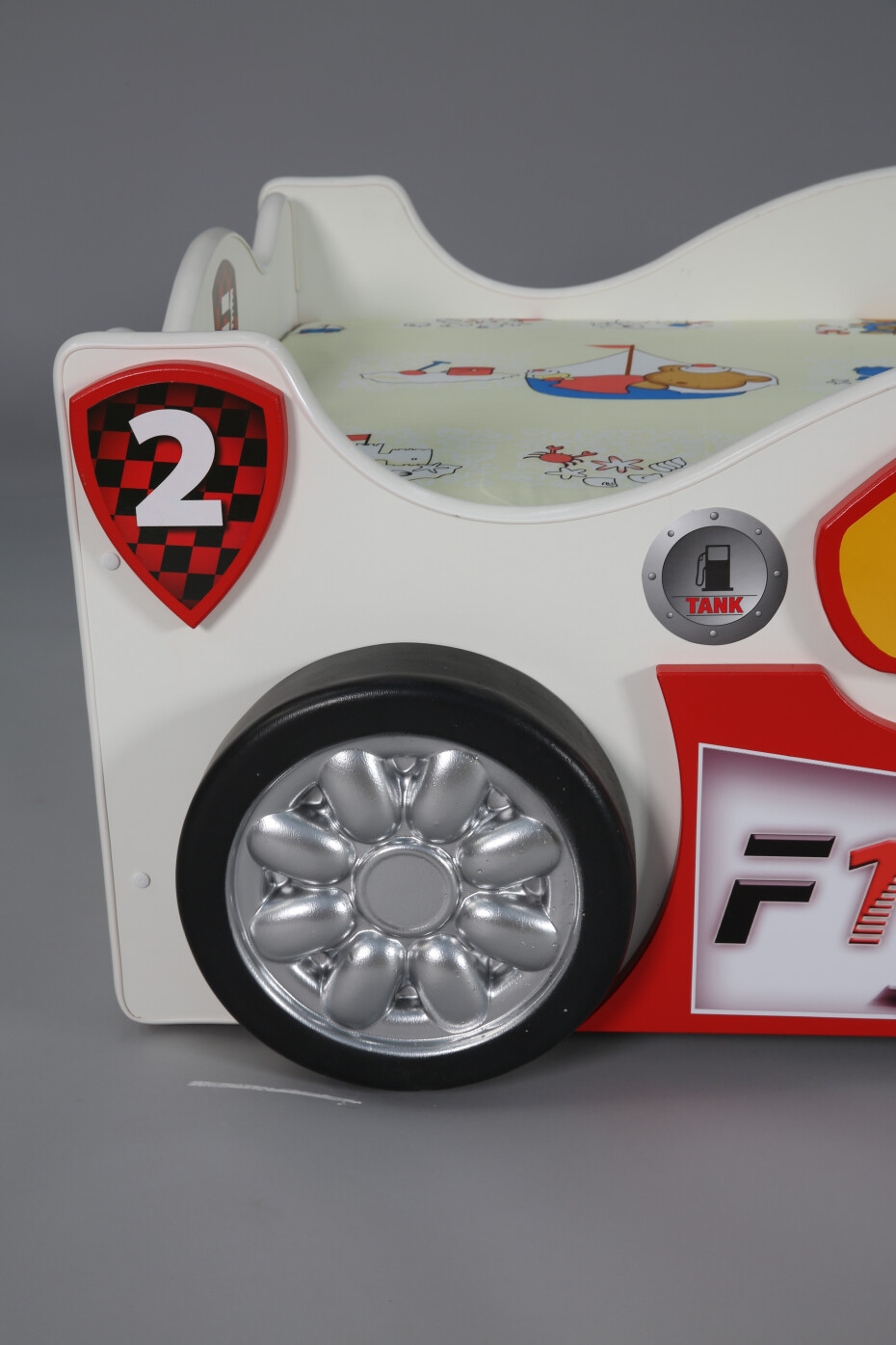 Artplast Dětská postel formulka MONZA | mini 90 x 190 cm Barva: Žlutá - main (16)